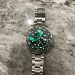 Money Green Dive watch