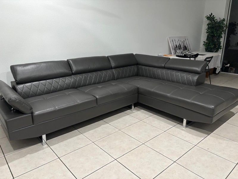 Rana Leather Couch