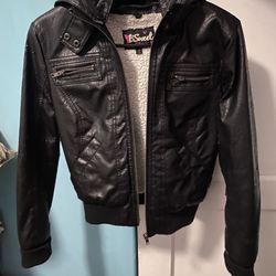 Leather Jacket (Size: S) 👉$3 Firm!👈