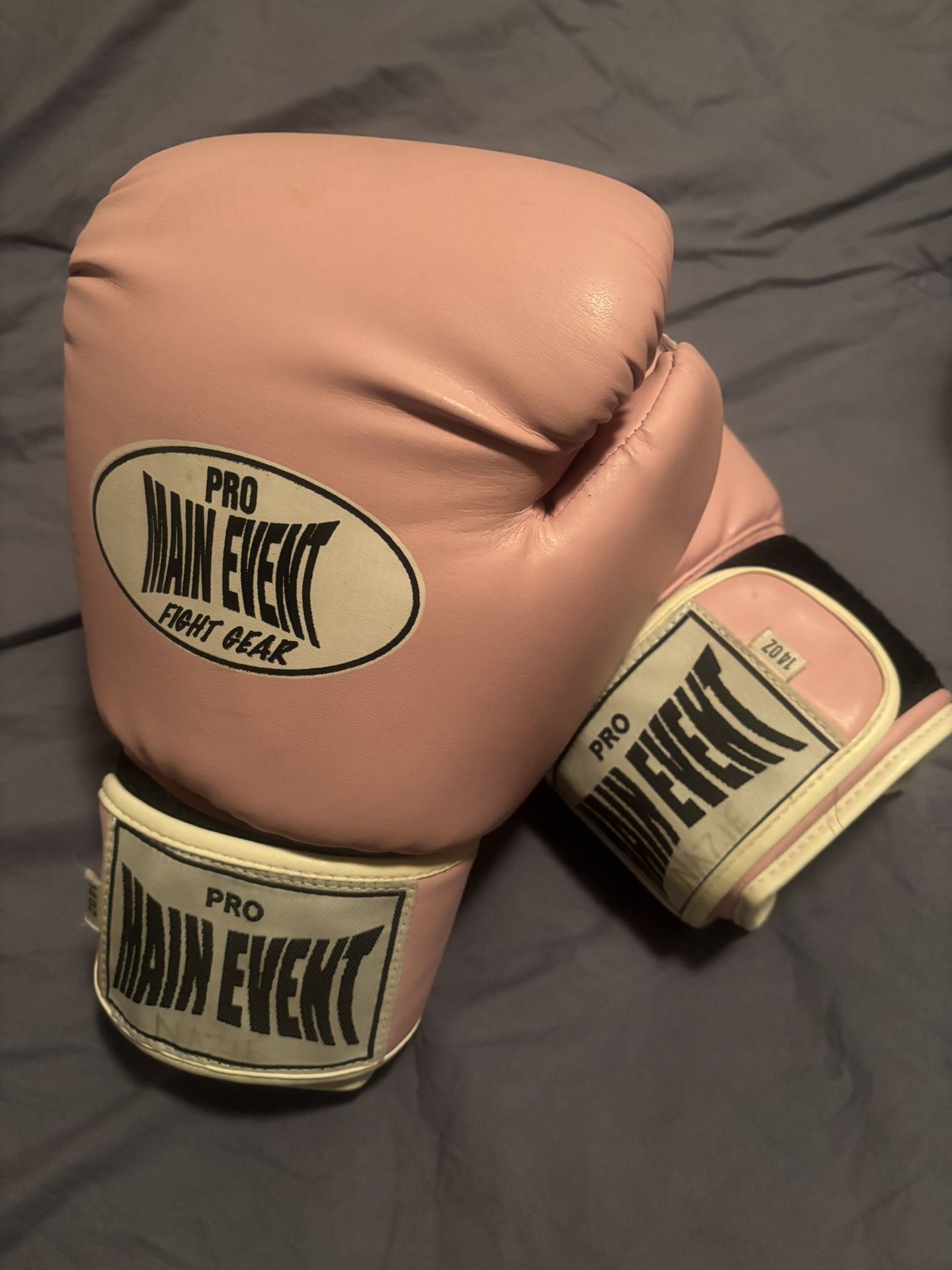 Pink Main Even Boxing Gloves