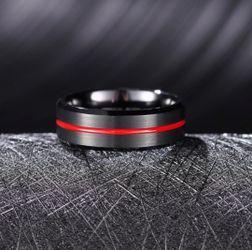Size 11 Tungsten Carbide Ring