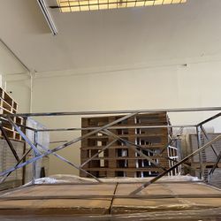 Brand New Silver Color Metal Coffee Table Frame Home Decoration 