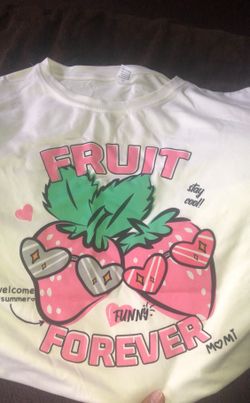 (New) L women’s white T