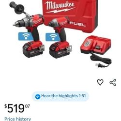 Milwaukee Hammer Drill Set Combo