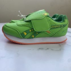 Reebok Kids Lime Green Sneakers with Velcro