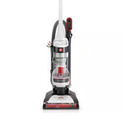 HOOVER WindTunnel Bagless Pet Upright Vacuum Cleaner with Automatic Cord Rewind For Carpet, Hardwood, and Upholstery