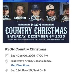 KSON Country Christmas Concert 
