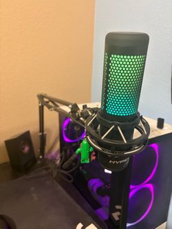 HyperX Quadcast S with Microphone Arm Clamp