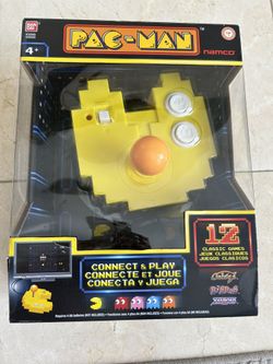 Pac Man TV Connect And Play Controller With 12 Classic Games - Electronics.