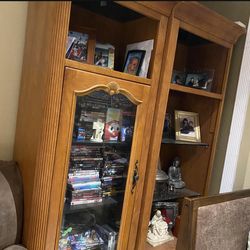 Entretainment center. Wood