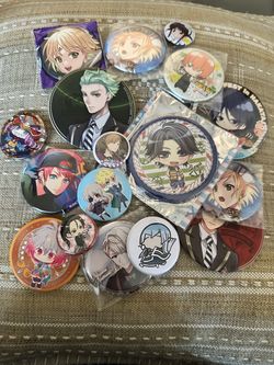 Assorted Anime Pins - Lot of 17