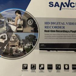 Sannce CCTV 2 Camera System W/1TB HHD 