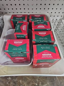Holiday Living 100ct Clear Mini Lights – 9 Boxes