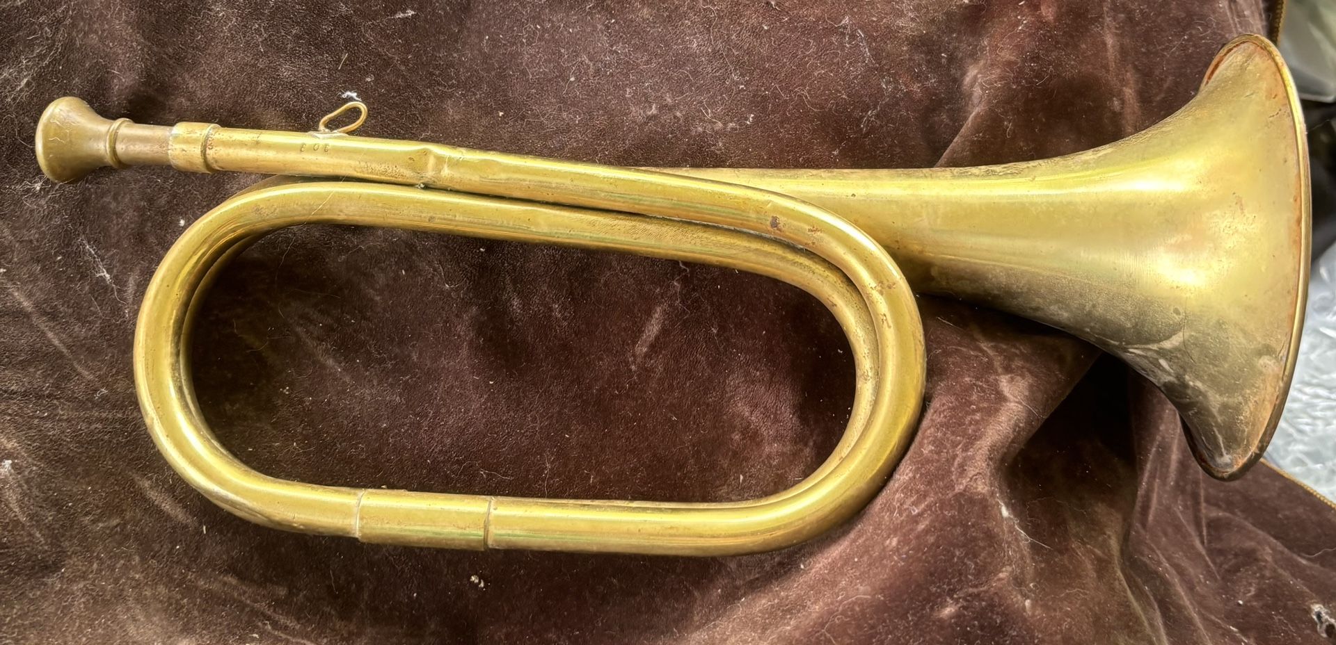 Vintage Brass Bugle