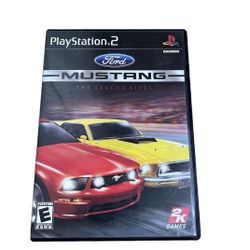 PS2 Ford Mustang The Legend Lives CIB