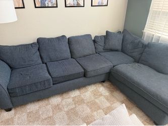 Blue couch