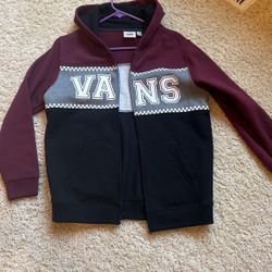 Hoody Vans Size large new
