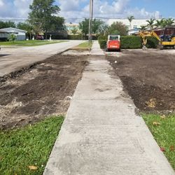 Excavator, bobcat And Dump Trailer 