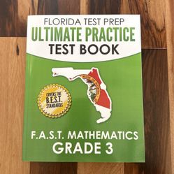 Florida Test Prep Ultimate Practice Test Book F.A.S.T. Mathematics Grade 3