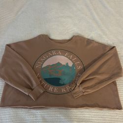 Dark Tan Long Sleeve Women’s Sweater