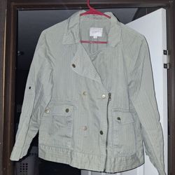 Loft Womans Olive Green Jacket 