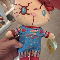 Hello Kitty Chucky Plush. Brand New In The Wrapper. 30$