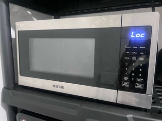 microwave maytag stainless steel