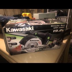 New Kawasaki 19.2v cordless circular saw