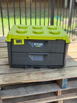 NEW Ryobi LINK 2-Drawer Modular Tool Box STM301