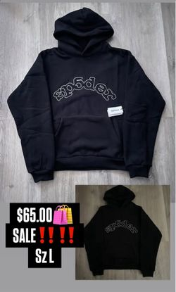 Spider hoodie sz L
