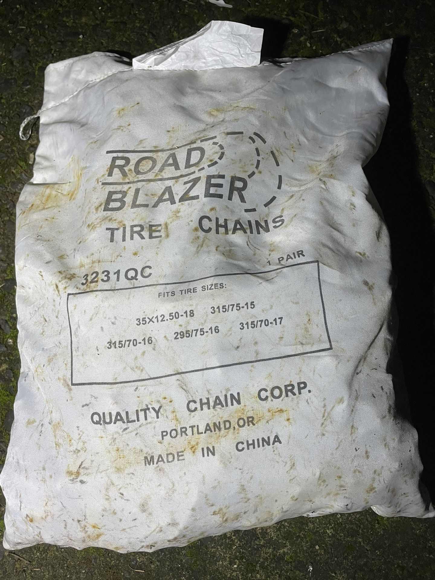 Road Blazer Tire Chains 3231 QC