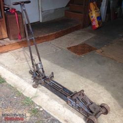 Antique Walker floor jack