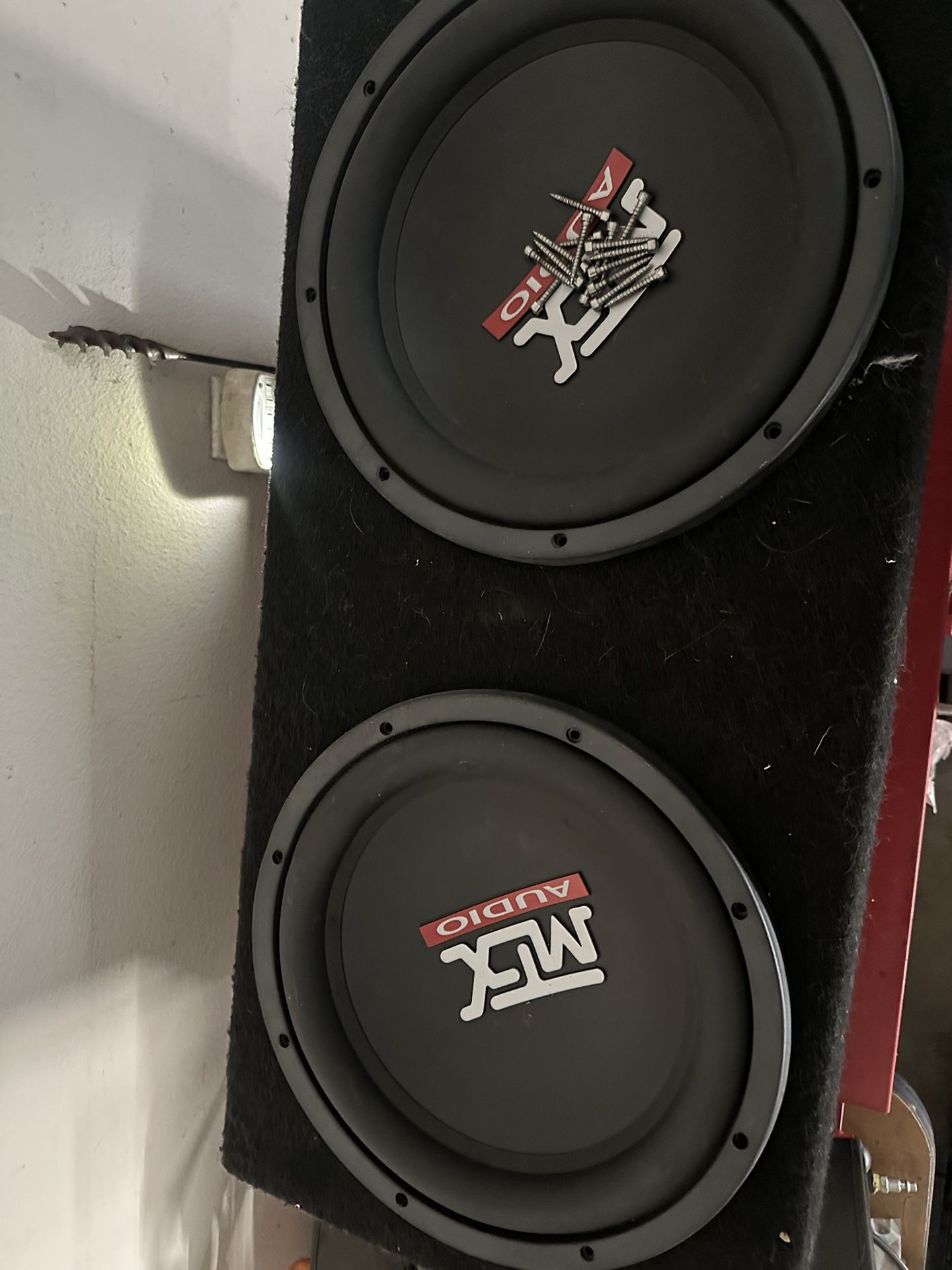 Subwoofers, Box, And Amp
