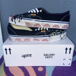 Mens Size 12 Vans Authentic Reissue 44 Gallery Dept Art That Kills Black
