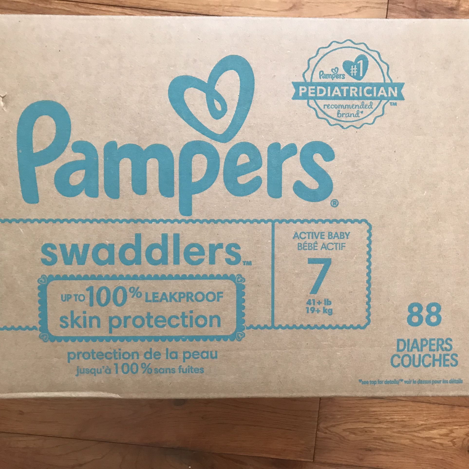 Pampers Swaddlers Size 7/88 Diapers