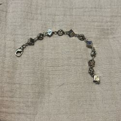 Chrome Hearts Silver Vegas Dice Bracelet 