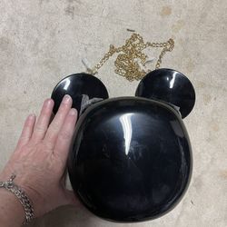 Mickey Mouse Or Minnie Mouse Rubber Purse Or Crossbody New 