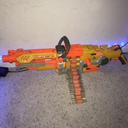 Nerf Vulcan Gun With Ammo Belt