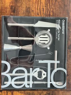 Crate &Barrel Bar Tool Set