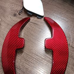 2018 Mercedes Benz CLA 45 AMG or CLA 250  RED CARBON FIBER (PEDDEL SHIFTER) & (OEM TOW COVER)