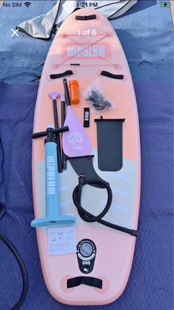 Stand Up Paddle Board Set 7.6 ft youth used once still like new in Irvine