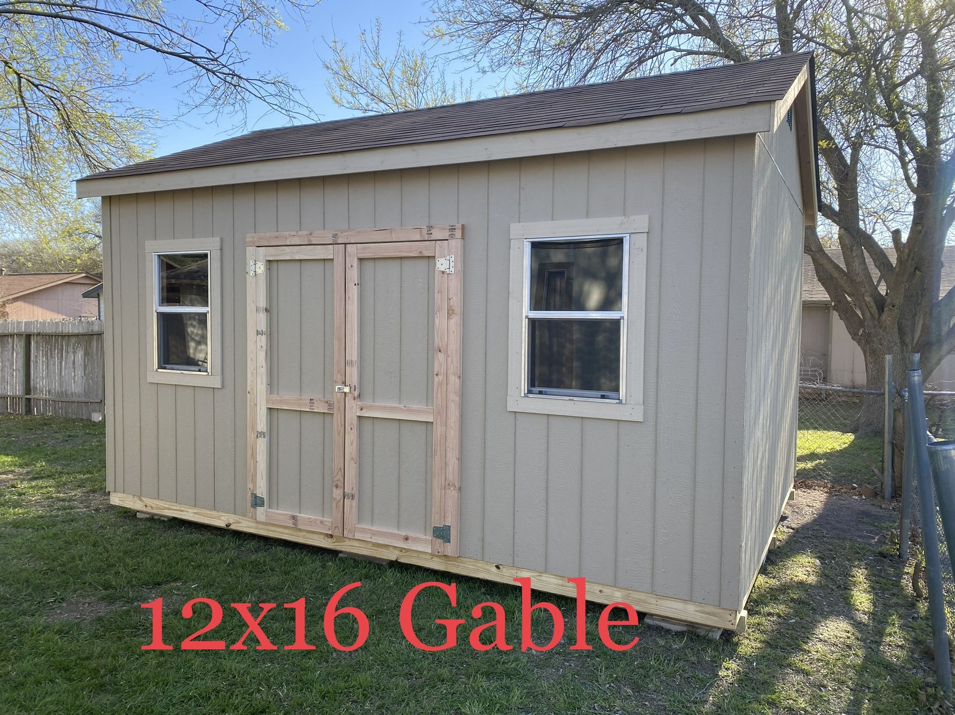 12x16 Gable Style Storage Shed