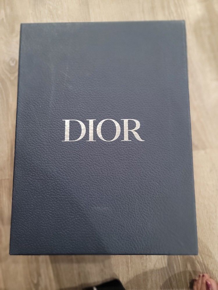 Dior Shoe Box And Dust Bags With Laces