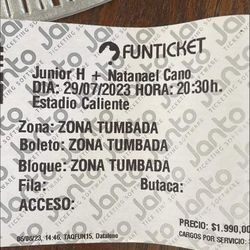 Natanael Cano & Junior H Tickets TijuaNa