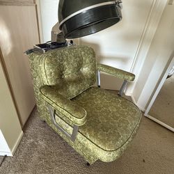 1960s Vintage Belvedere First Lady Hair Salon Dryer Chair