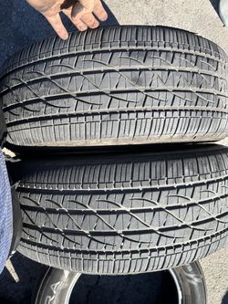 (2) 245/60R18 PAIR OF USED TIRES FIRESTONE 65% LIFE !!