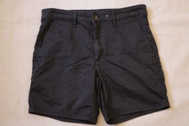 Rag & Bone New York Men's Chino Shorts Size 32 Black Stretch Cotton RN #108879