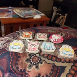 I Love Kitty Buttons And Erasers All For 20.00