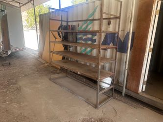Heavy duty free standing shelves