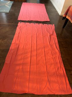 IKEA oversized and bright curtains
